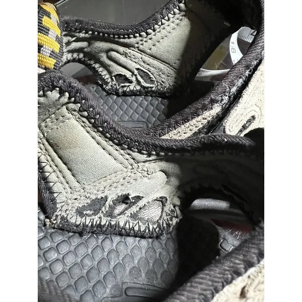 TEVA Men Size 9 Black Brown Sandals Adjustable Straps Comfort Summer Casual Shoe